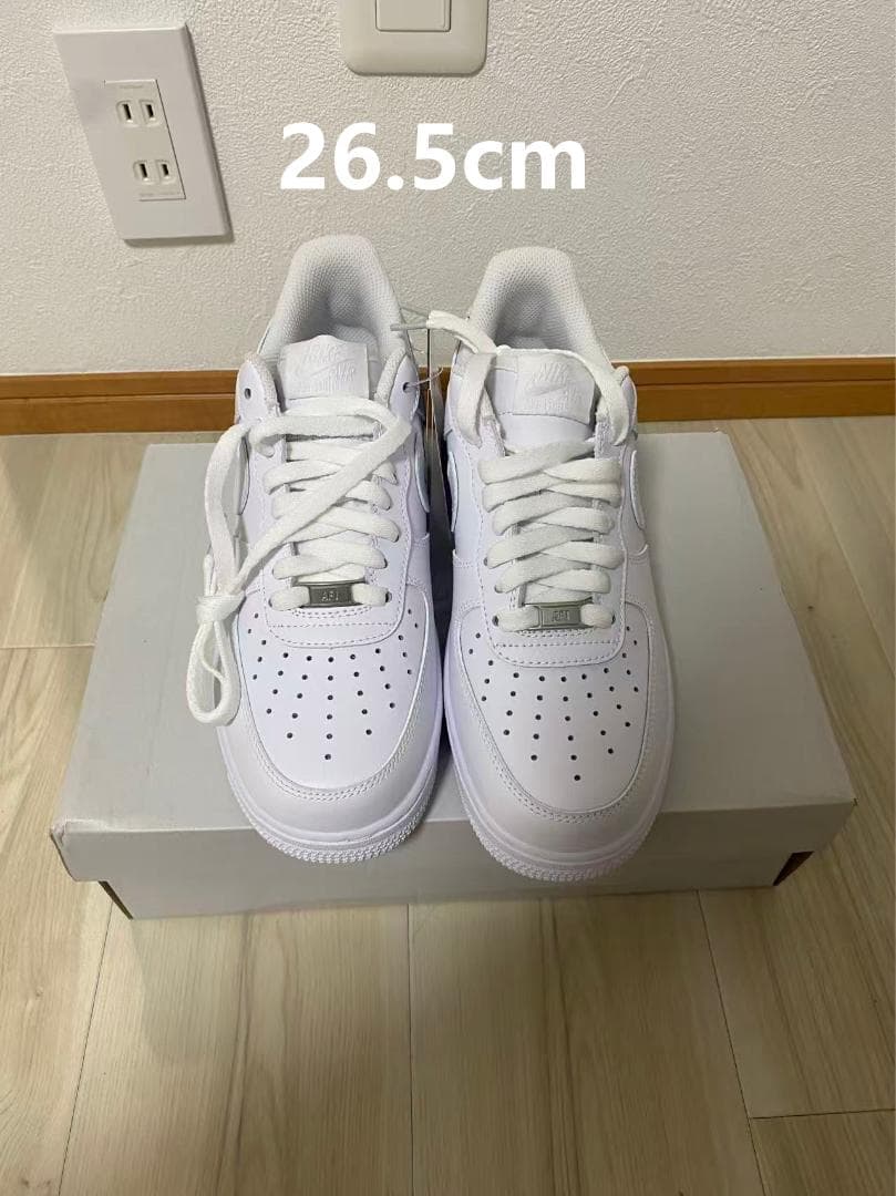 新品26.5 NIKE AIR FORCE 1 07 ナイキ エアフォース1 白