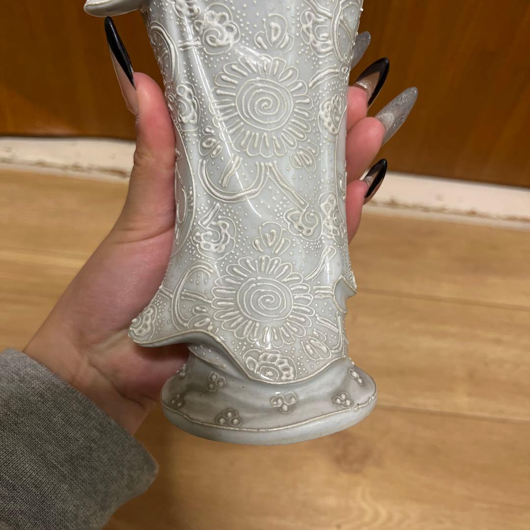 九谷焼 九谷 菊仙 観音菩薩 - メルカリ