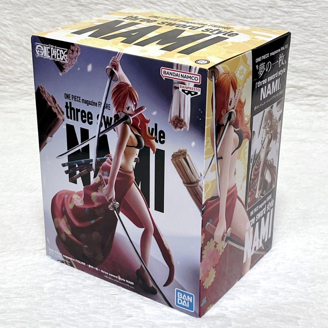 【新品】ワンピース magazine FIGURE 夢の一枚 三刀流 ナミ