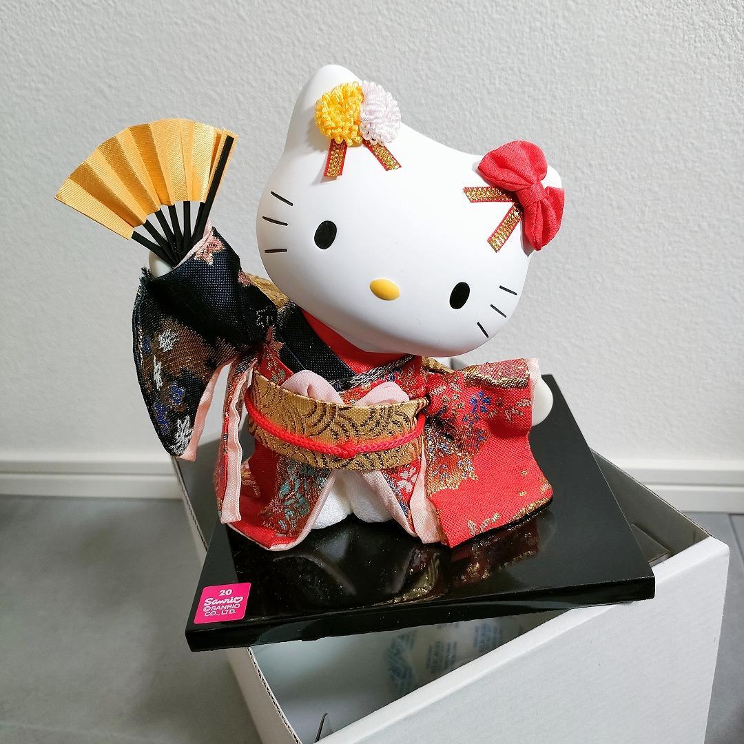 サンリオ 着物 キティ 葉朗彩々 日本人形 置き物