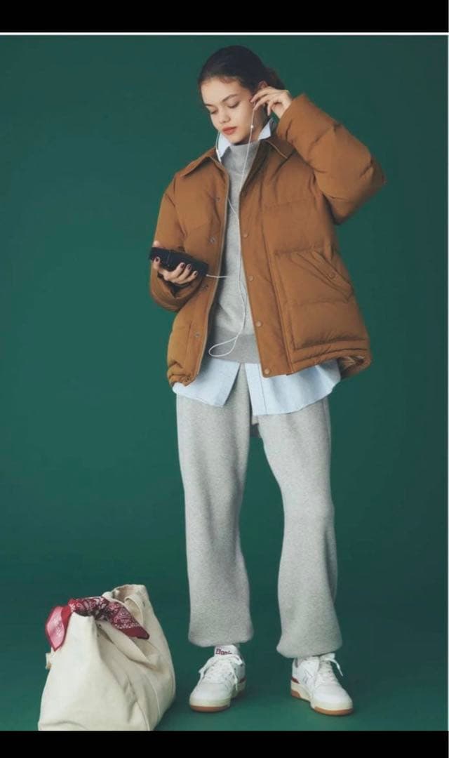 ジャケット・アウター maTHE SHINZONE SUEDE COLLARDOWNJACKET