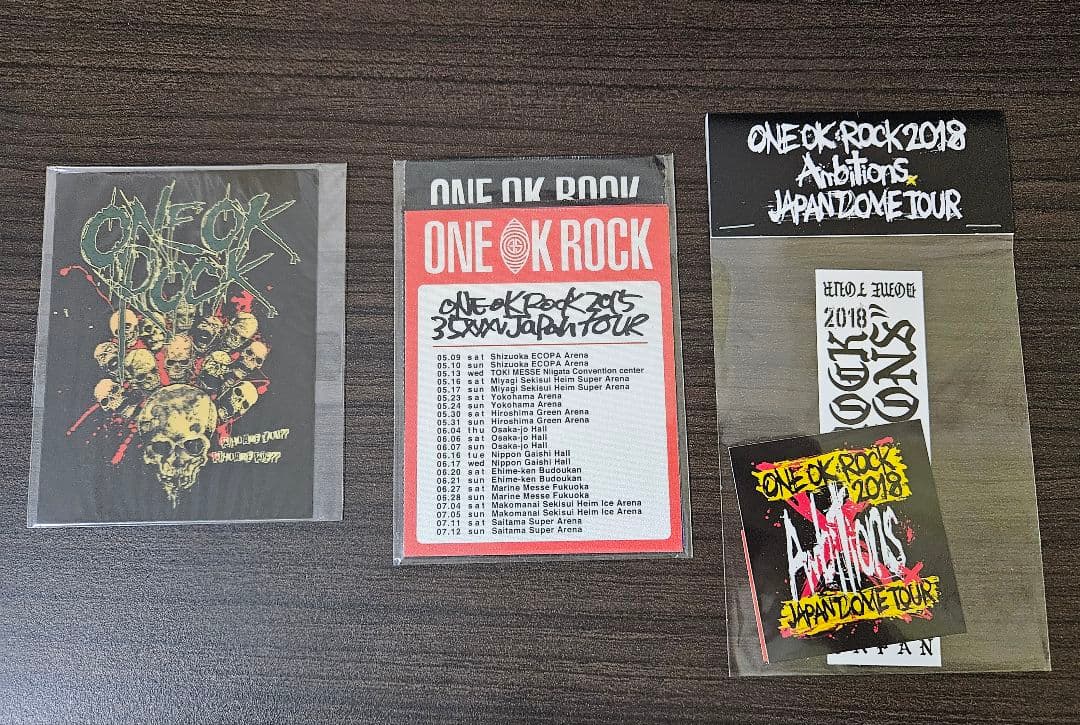 ONE OK ROCK ワンオクロック ワンオク ライブグッズ ステッカーセット