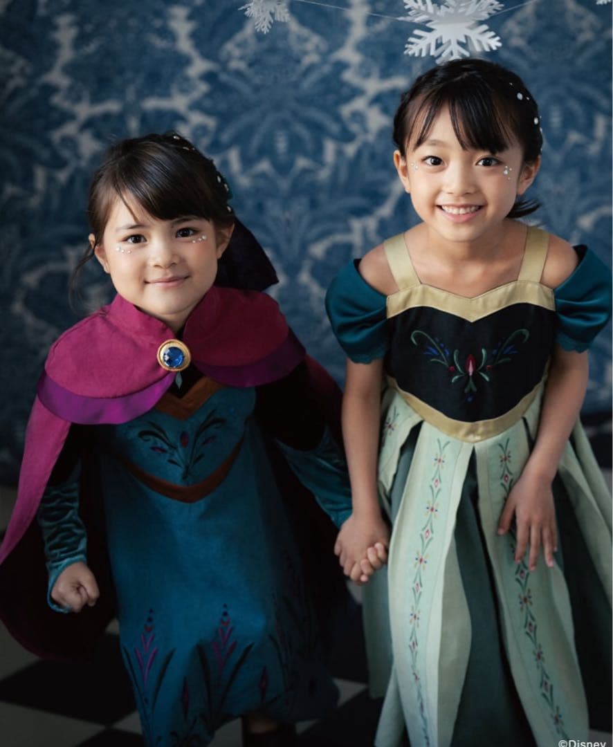 cottoli エルサ ワンピース バースデイ ディズニー 120 ハロウィン