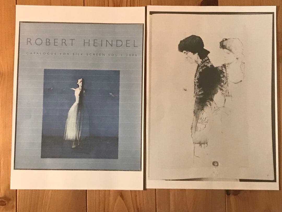 ロバート・ハインデル「Portrait of K」シルクスクリーン 直筆サイン有