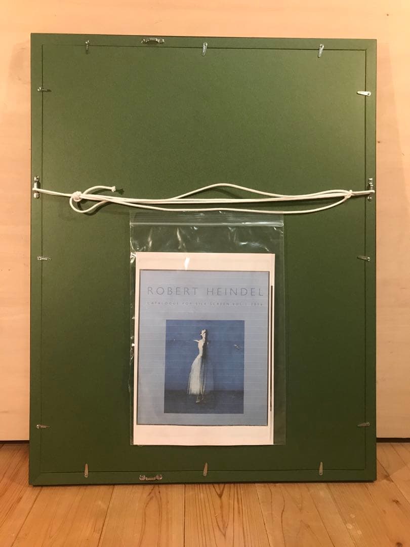 ロバート・ハインデル「Portrait of K」シルクスクリーン 直筆サイン有