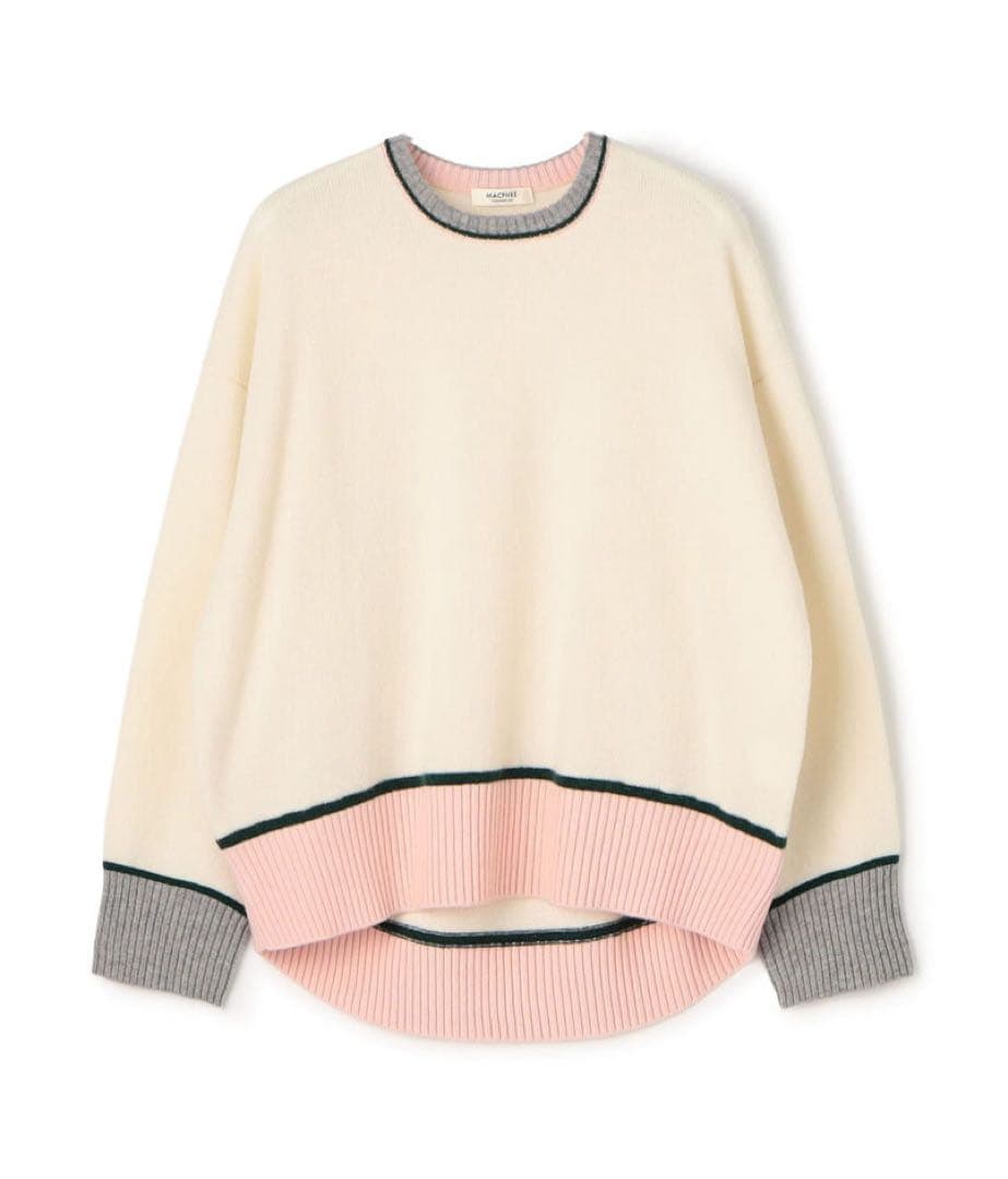 MACPHEE NZ LAMBS クルーネックプルオーバー 12ホワイト系