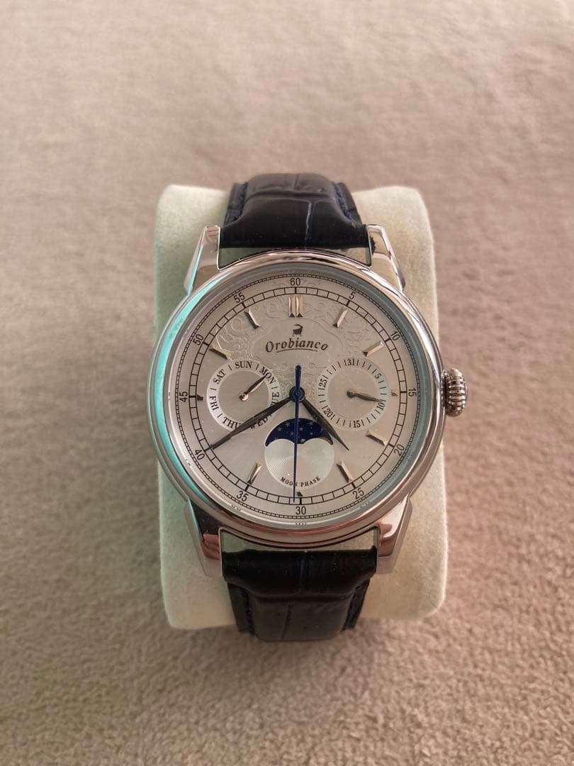 Orobianco ムーンフェイズ クロノグラフ 時計