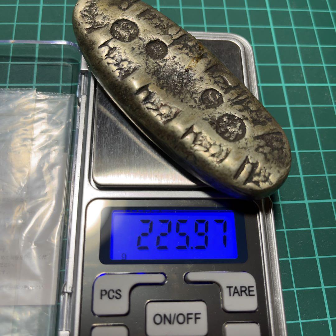 宝永/宝永四ツ宝丁銀/225g/大型/11面/大黒丁銀/希少 - メルカリ