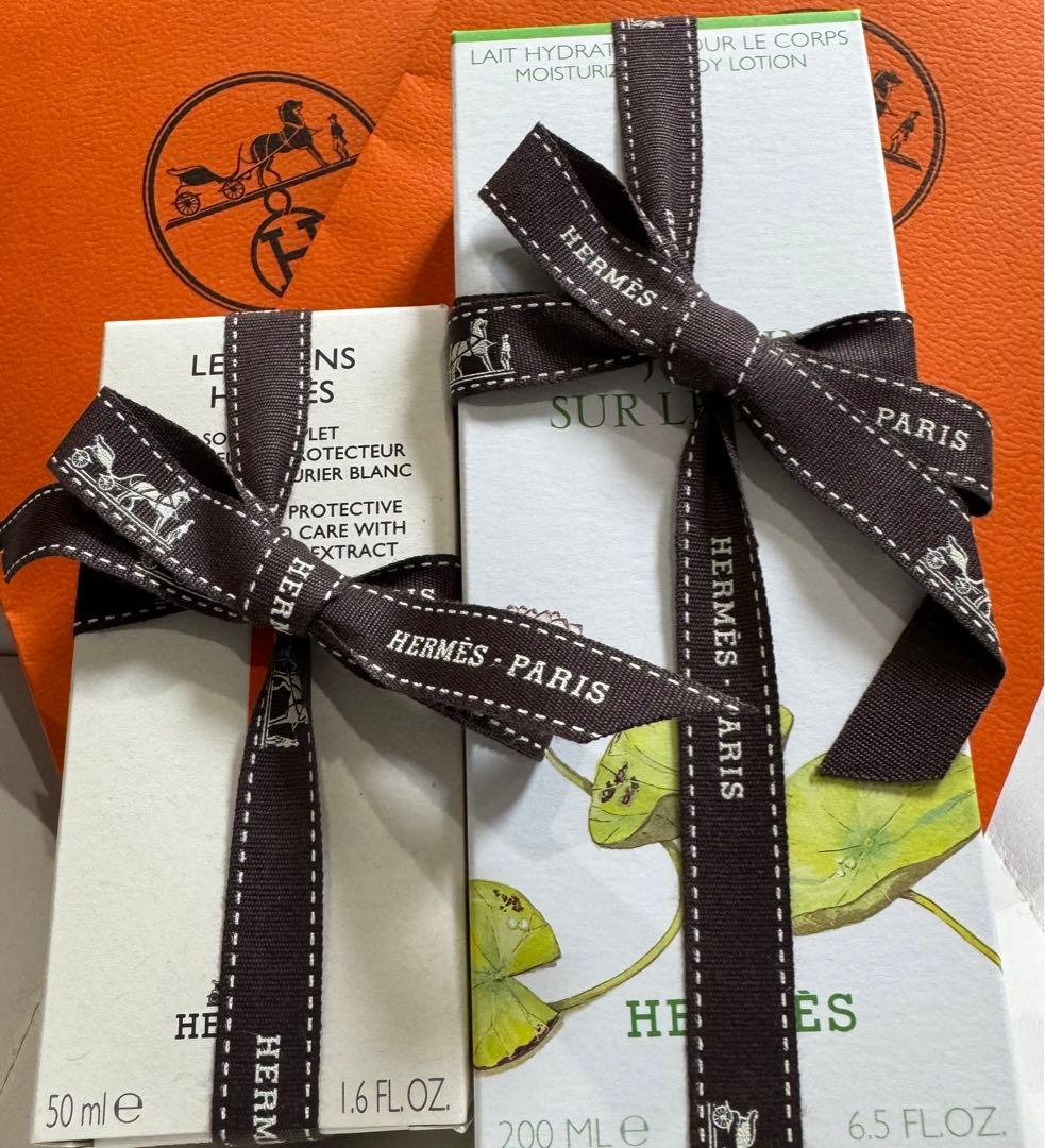 HERMÈS ハンドクリーム ボディローション　セット HERMES（エルメス） ホワイトデー お返し プレゼント 女性 彼女 香りと