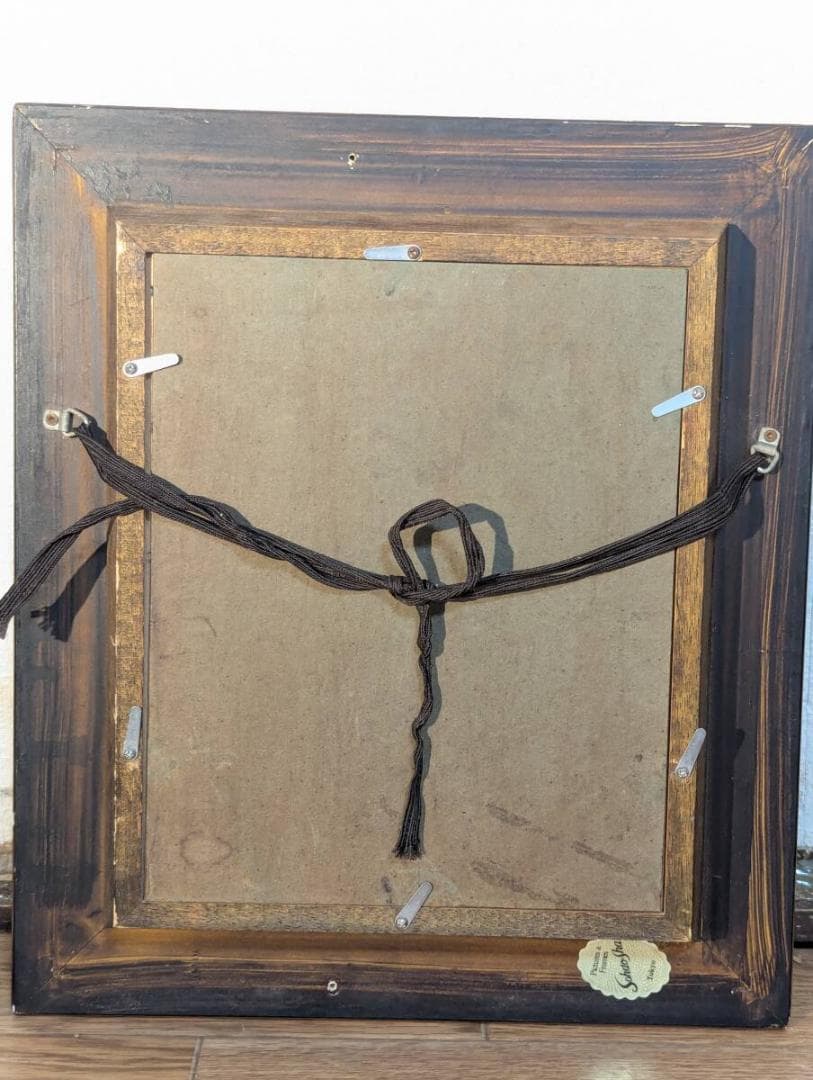 真作】絵画 油彩0号 地中海の風景画 青い海の見える街 W149 - メルカリ