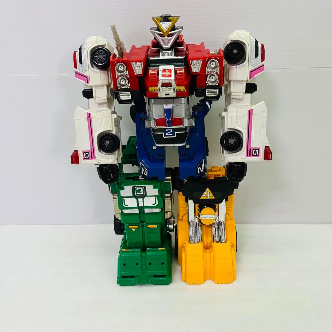 激走戦隊カーレンジャー」 DX VRVロボ 当時物 合体 変形 バンダイ