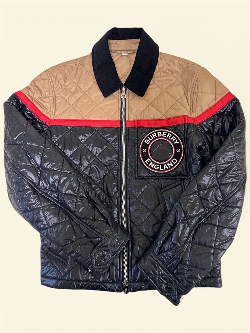 BURBERRY キルティング ジャケット ワッペン ナイロン