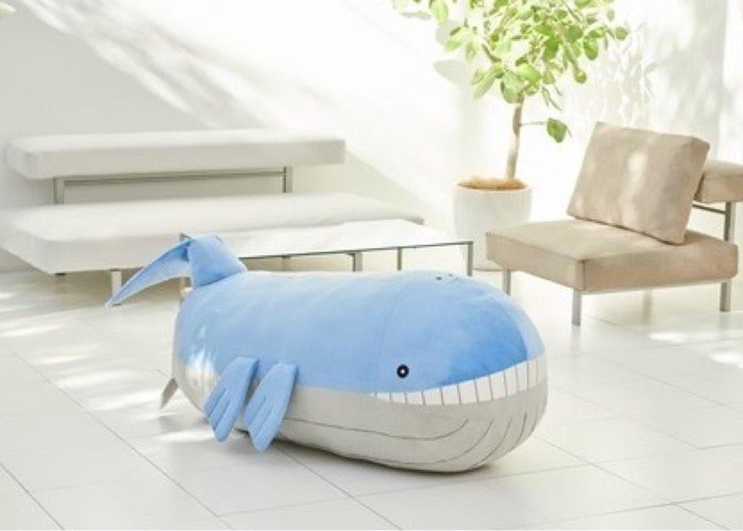 ポケモンセンター　受注生産　ホエルオーぬいぐるみ　1/10ホエルオー ぬいぐるみ「1/10ホエルオー」発売決定！巨大ポケモンは小さくなっても