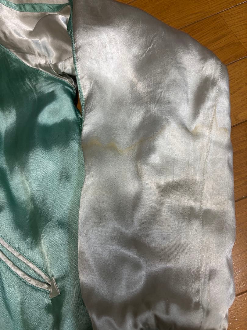 超激レア]別珍 スーベニアジャケット スカジャン 国連 白虎 舞妓