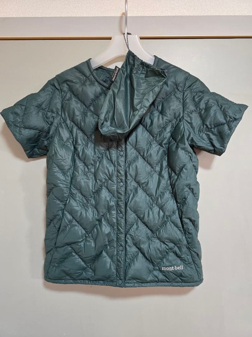 mont-bell スペリオダウン ラウンドネックT グリーンWomen's　S