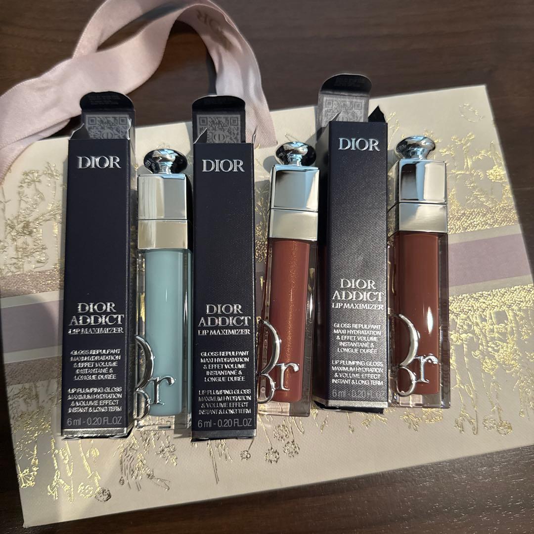 Dior Addict Lip リップグロス 3色セット 065/012/018