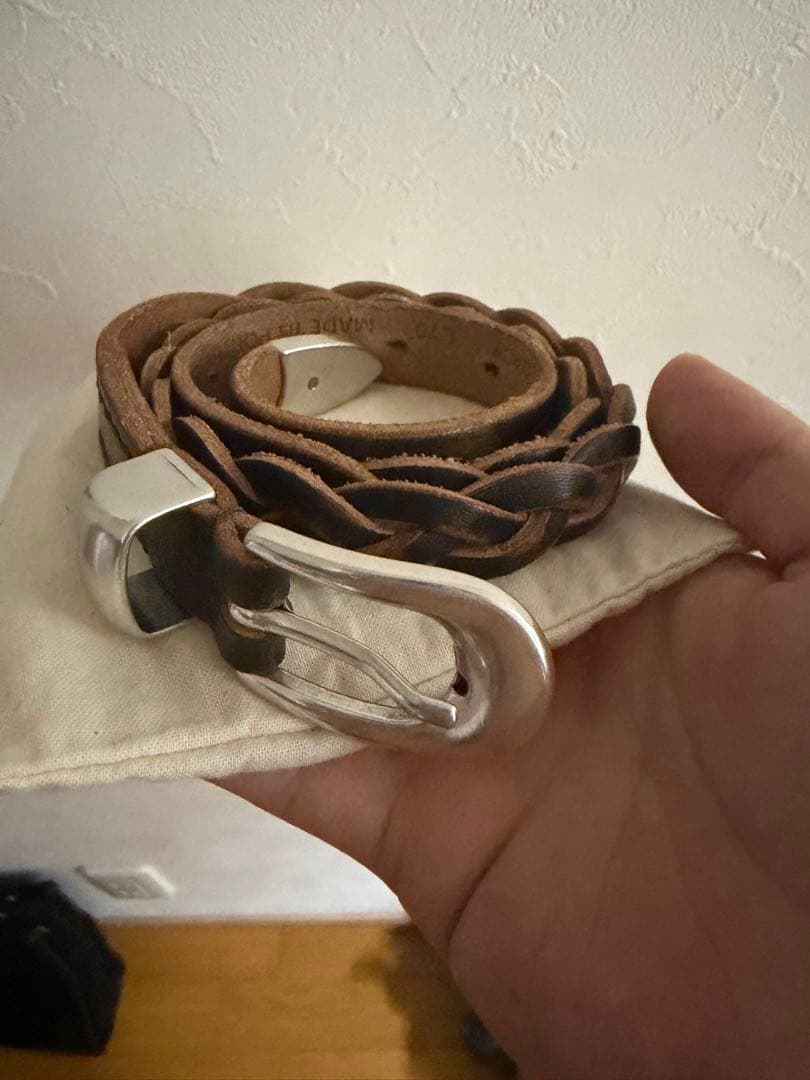 our legacy vintage black leather ベル