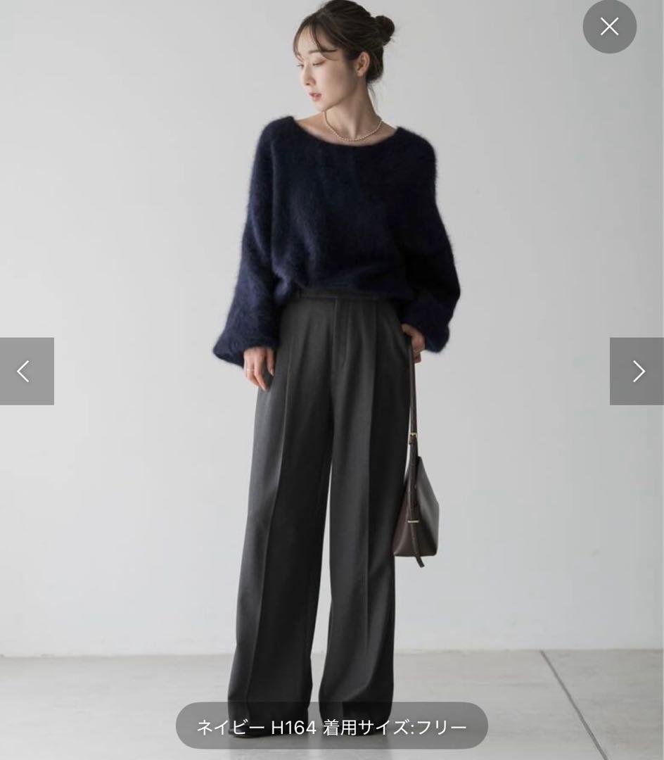 NOBLE】完売品 ファーニット2WAY ニット - メルカリ