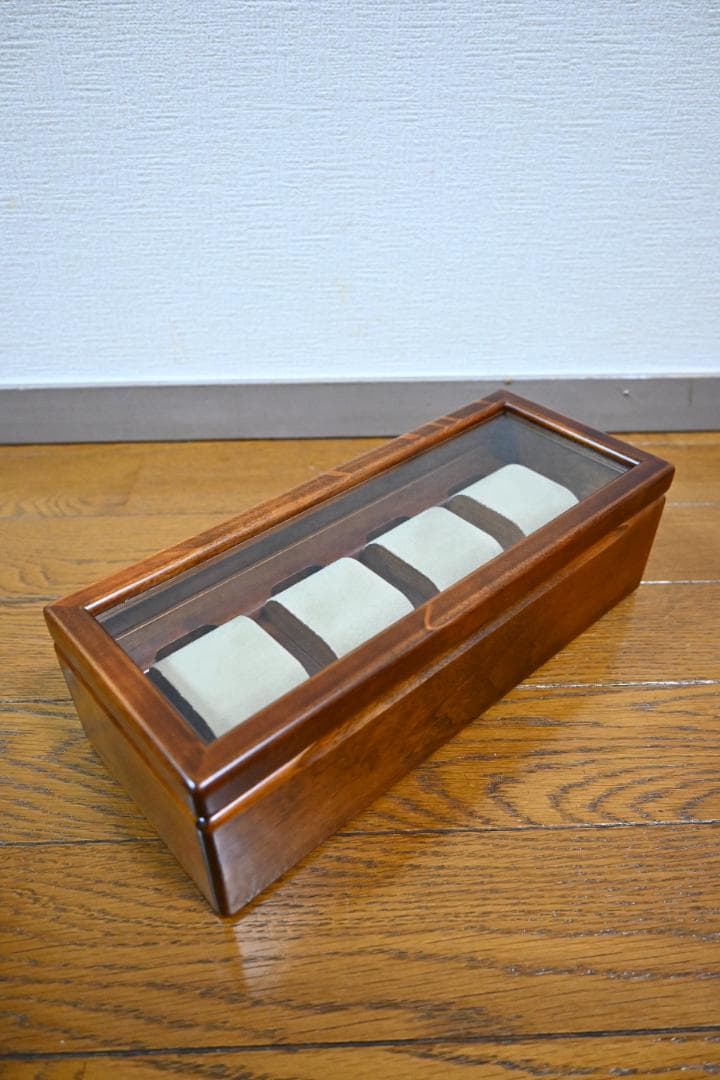 豊岡クラフト ウォッチボックス 4本収納 ほぼ新品 極美品 No.1