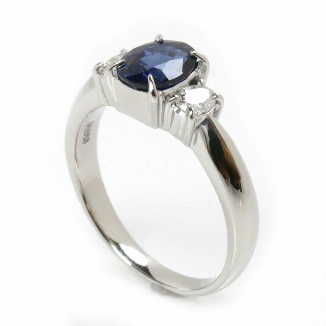 pt900サファイア0.18ctリング