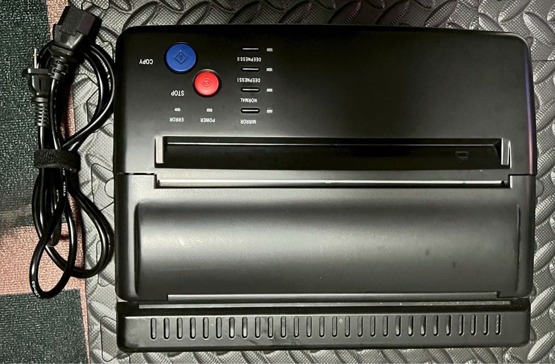 タトゥー下絵転写用　サーマルコピー機　転写機　複写機　一台