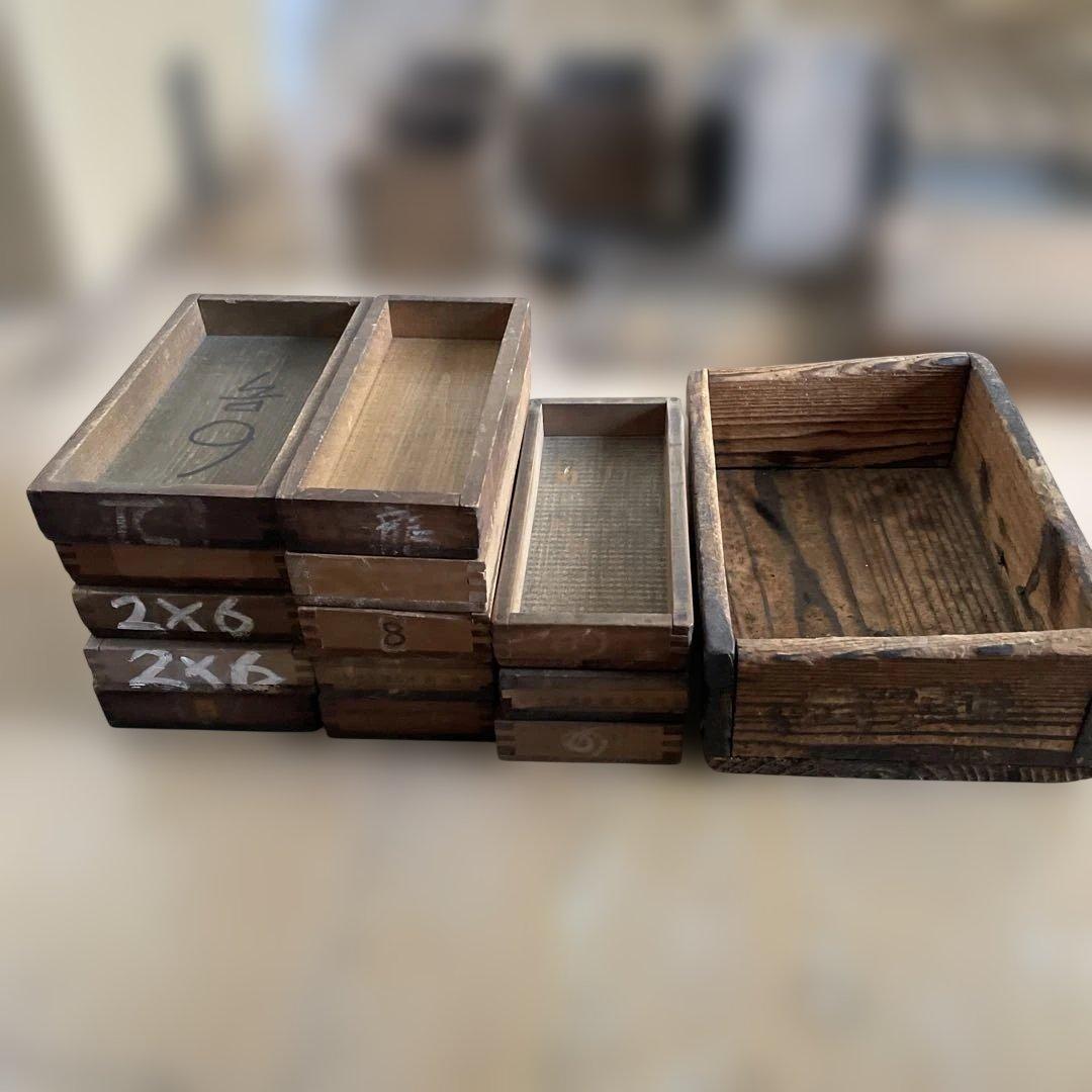 ゲリラ品w】活版印刷所から出た木のもの 色々 50個くら-2【