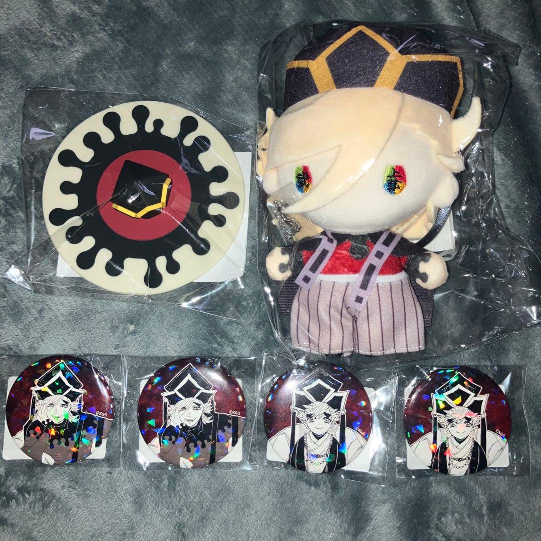 ジャンプショップ 鬼滅の刃 童磨 オールスター缶バッジ 完全受注生産