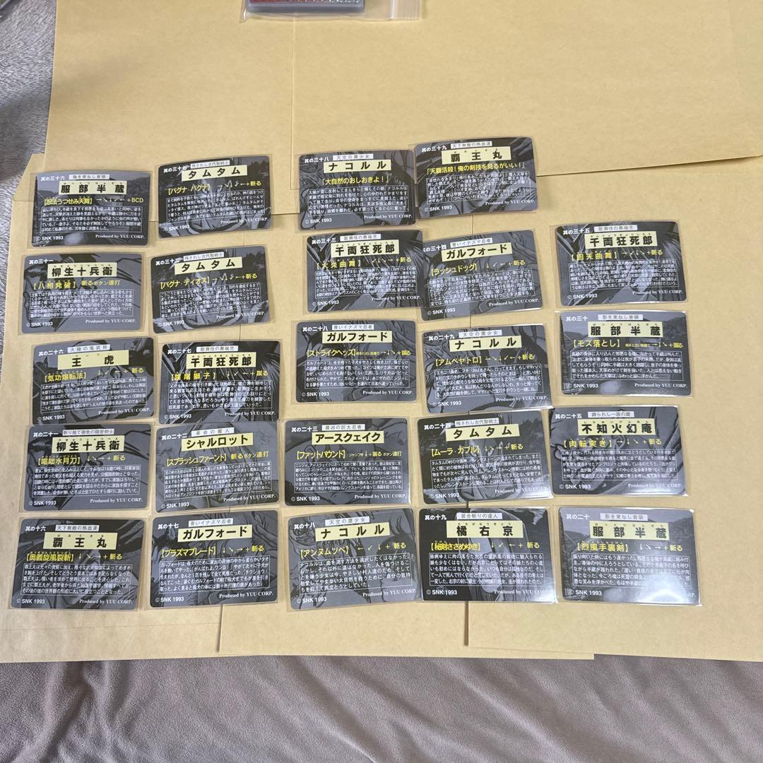 サムライスピリッツ カードダス カード snk 39種 コンプ ナコルル