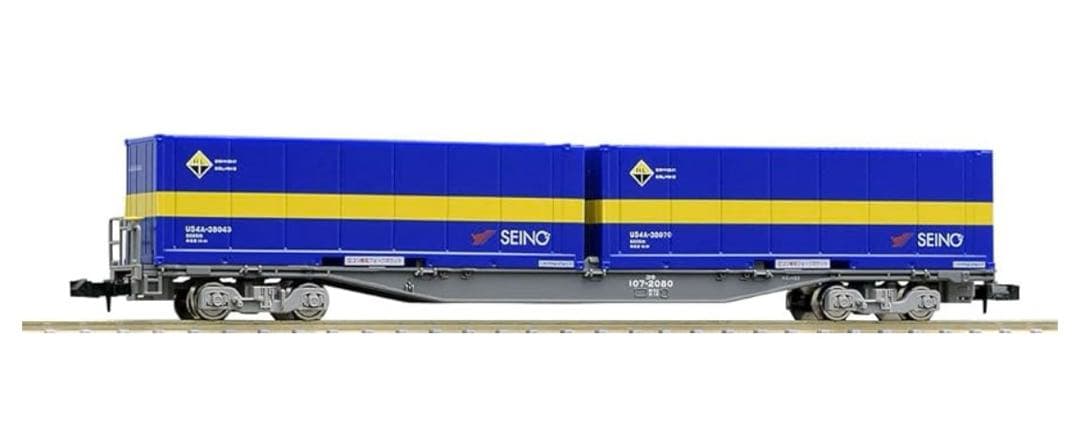 TOMIX コキ107形 増備型 ・ 西濃運輸コンテナ付 8731 6輌セット