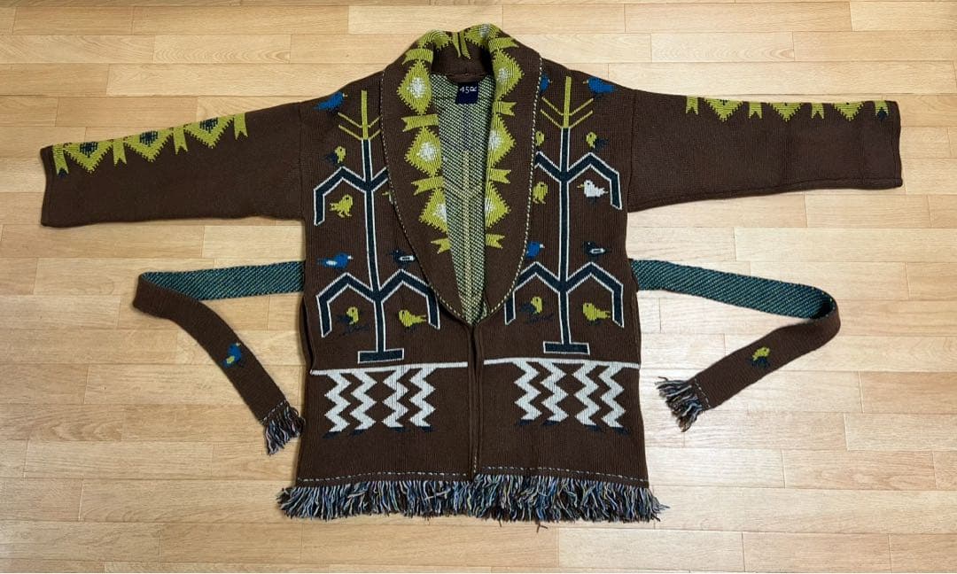 45R★カシミヤ100%カウチンコート