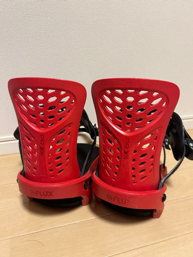 フラックス　FLUX PR レッド スノーボード ビンディング