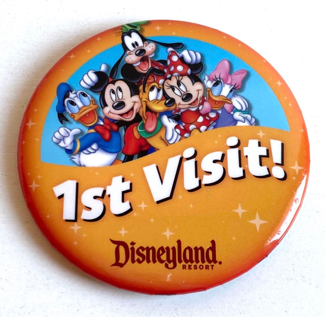 限定】1st visit! バッジ ディズニー アメリカ カリフォルニア 海外
