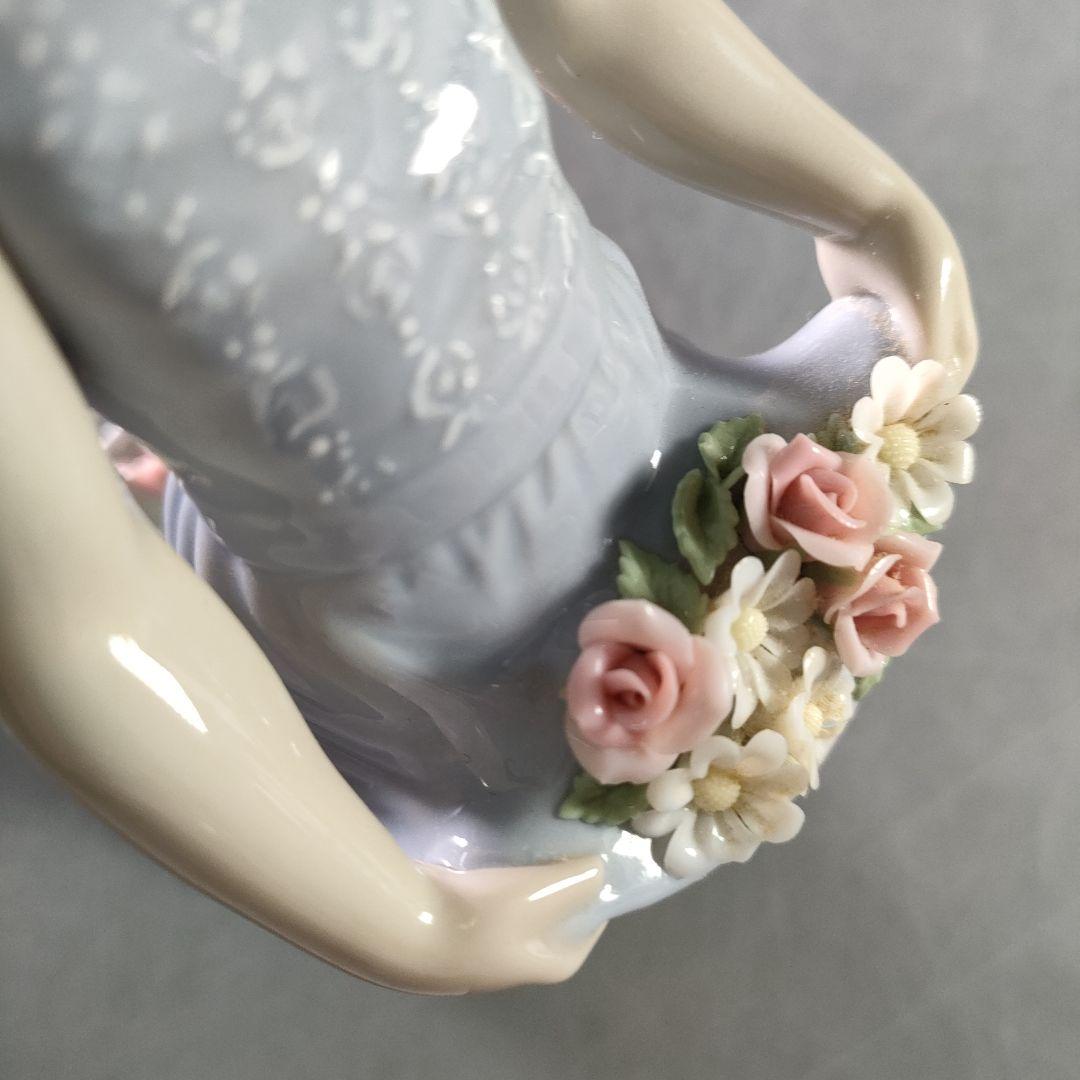 A883-3/LLADRO/リヤドロ/スカートに花いっぱい/フィギュリン/ - メルカリ