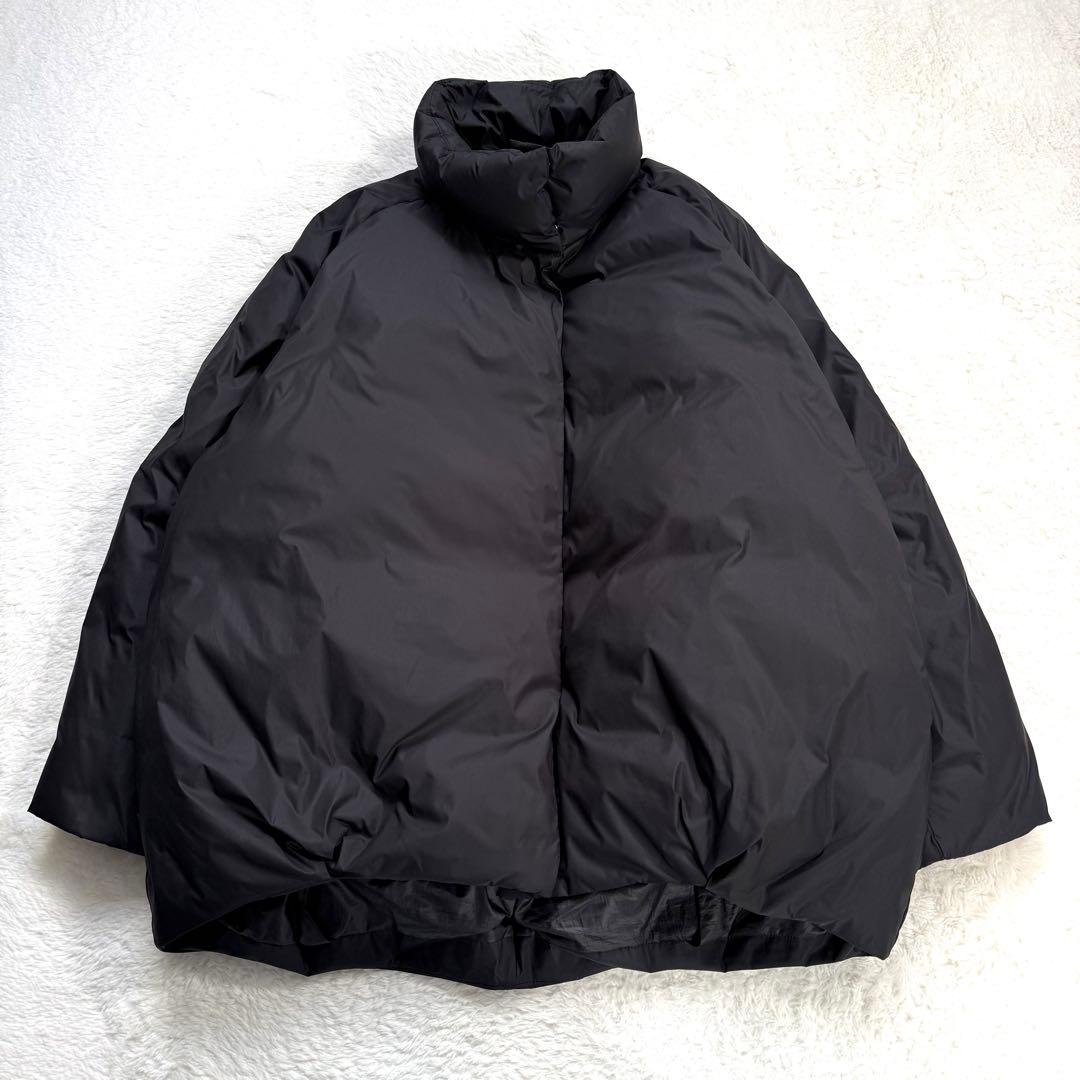 【美品】ルセルクルパーロペ ALLIED コクーンダウンジャケット 黒 F