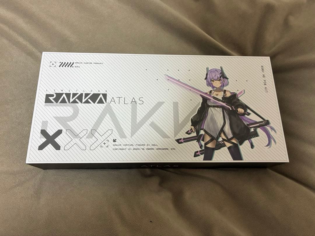 キーボード Rakka 60 Atlas 7U + Wuque Flux Switch RAKKA 60 ATLAS 徹底レビュー。圧倒的な低遅延と究極のレイアウト自由