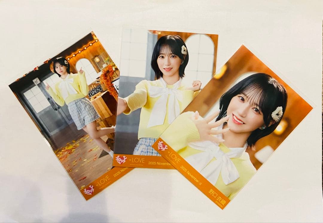 LOVE イコラブ 生写真 木漏れ日メゾフォルテ 野口衣織 コンプ - メルカリ
