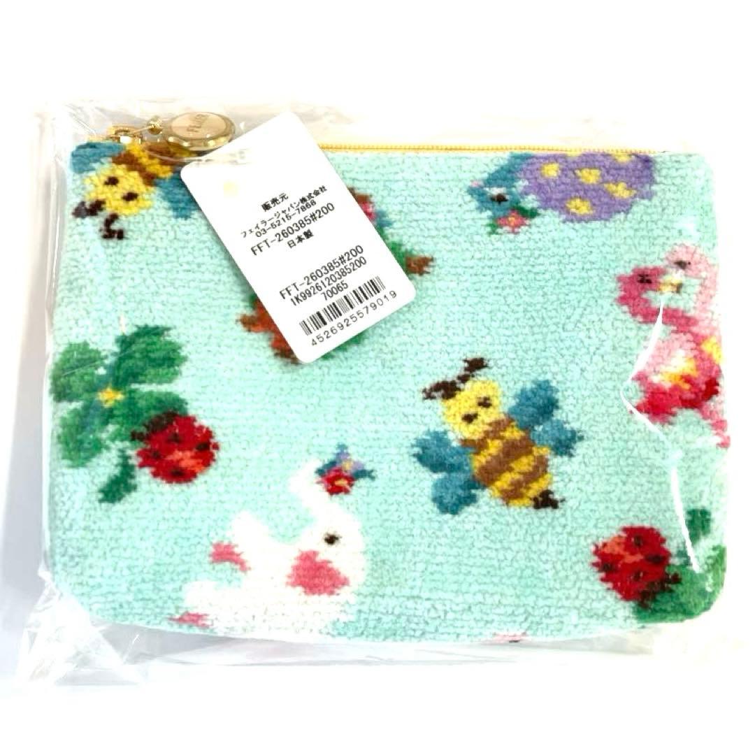 フェイラー 神崎恵 ファンキーフォーチュン ポーチ グリーン 新品