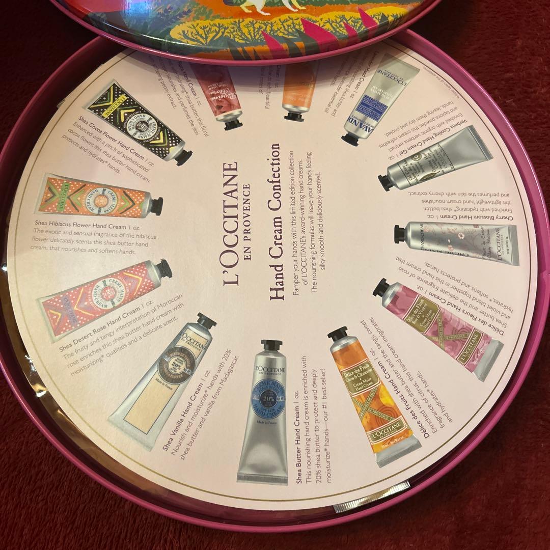 ロクシタン ハンドクリームセット缶 コレクターに