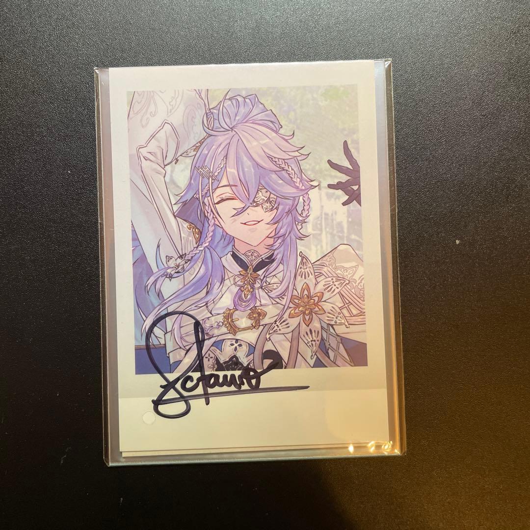 オクタビオ ホロライブ 誕生日記念 直筆サイン ブロマイド チェキ カード AZKi 誕生日記念2025チェキ風ブロマイドカード 直筆サイン ホロライブ
