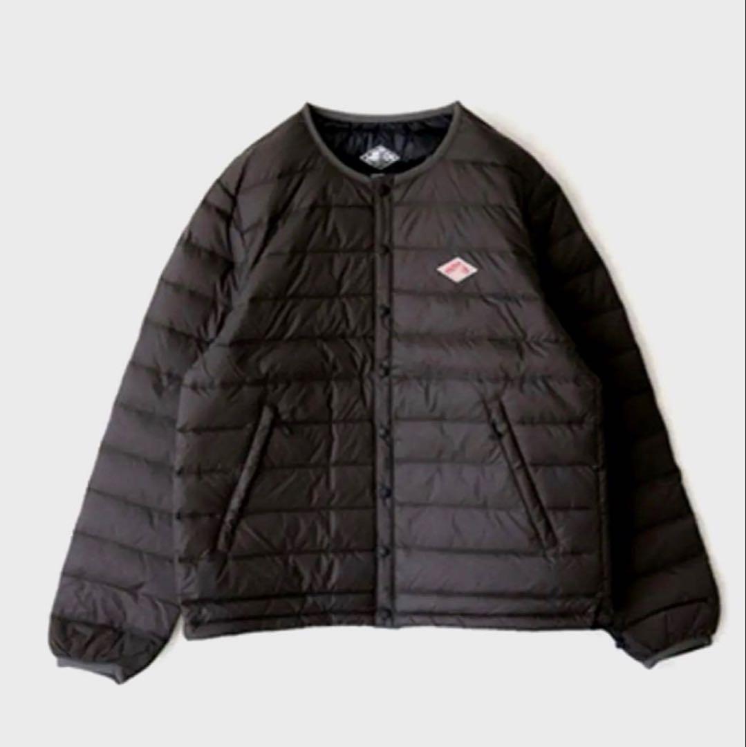 美品　DANTON ダウンジャケット ブラック 36