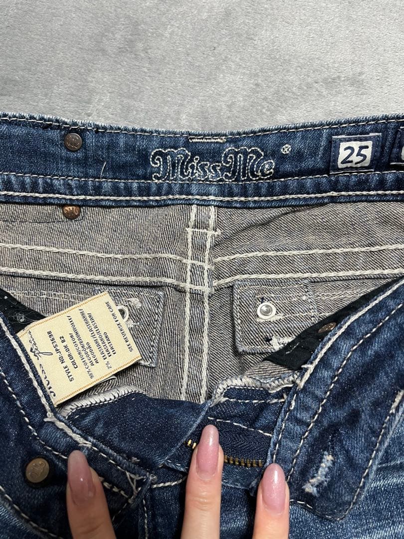 missme平成ギャル マクブリング y2k ローライズ フレアデニム