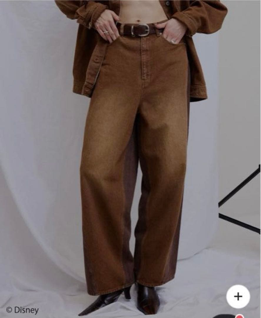 パンツ amerivintage MICKEY DESIGN DENIM PANTS