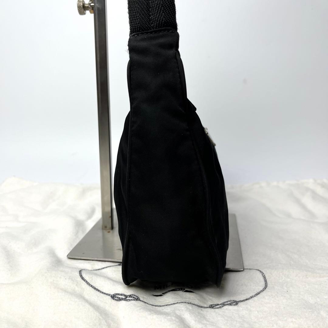 極美品✨プラダ アクセサリーポーチ ハンドバッグ 三角ロゴ テスート