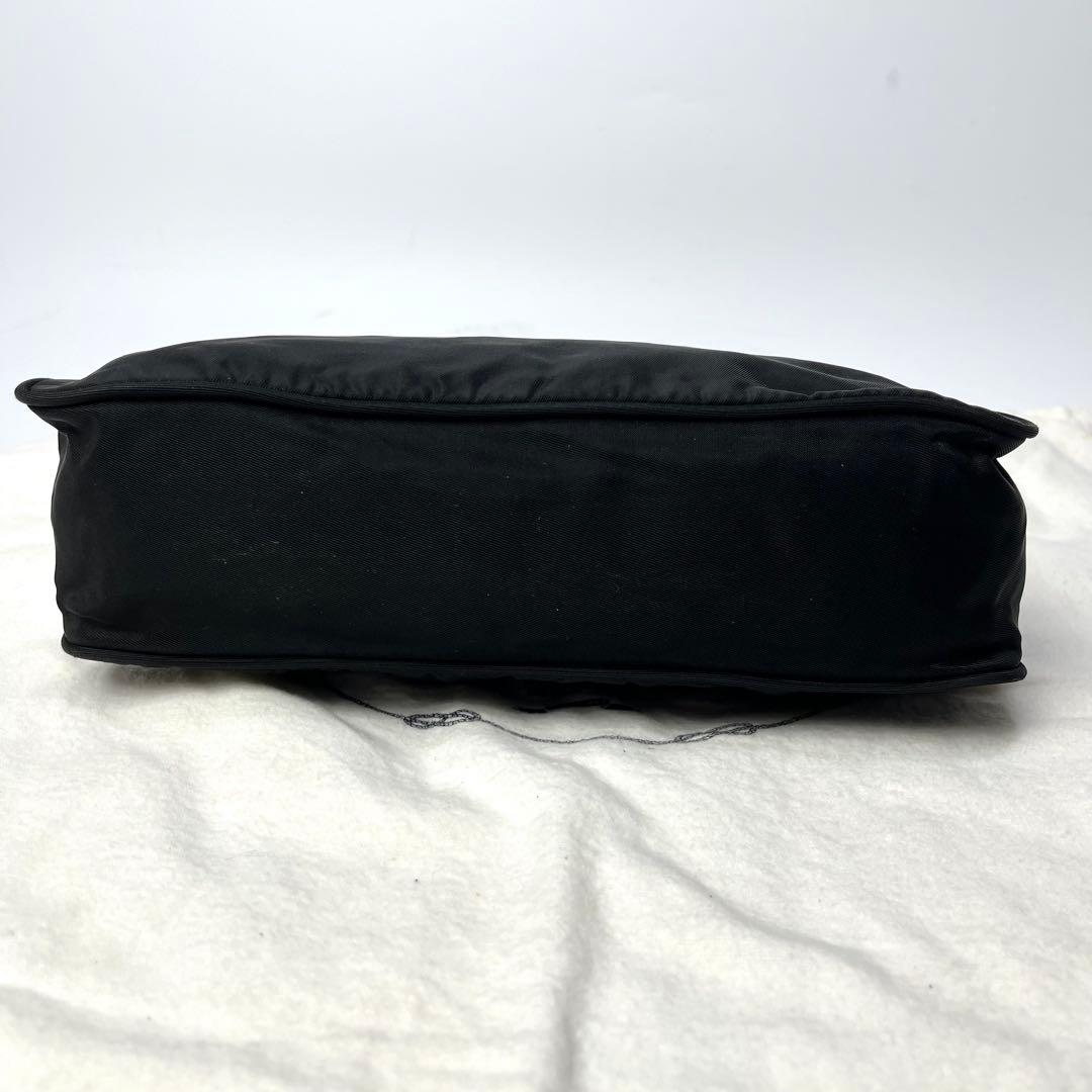 極美品✨プラダ アクセサリーポーチ ハンドバッグ 三角ロゴ テスート
