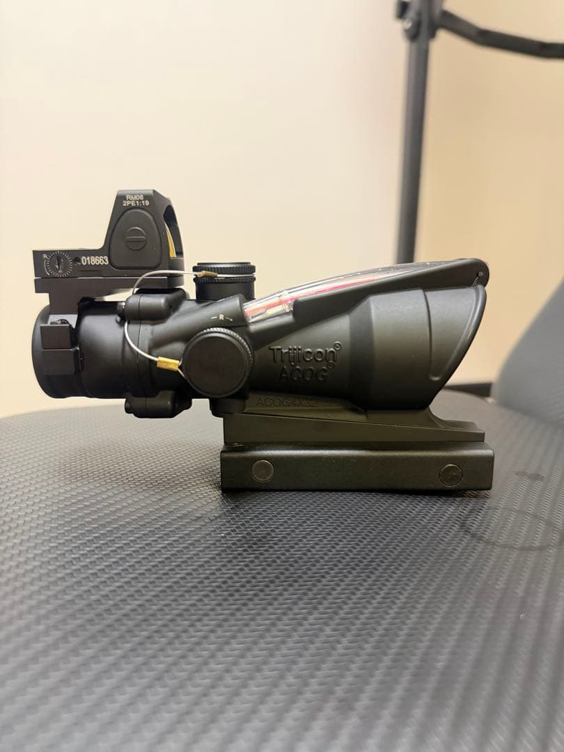 Trijicon ACOG＋RMR コンボ　美品 Evolution Gear 製 】 Trijicon TA11 ACOG 5x35 スコープ & RMR HRS