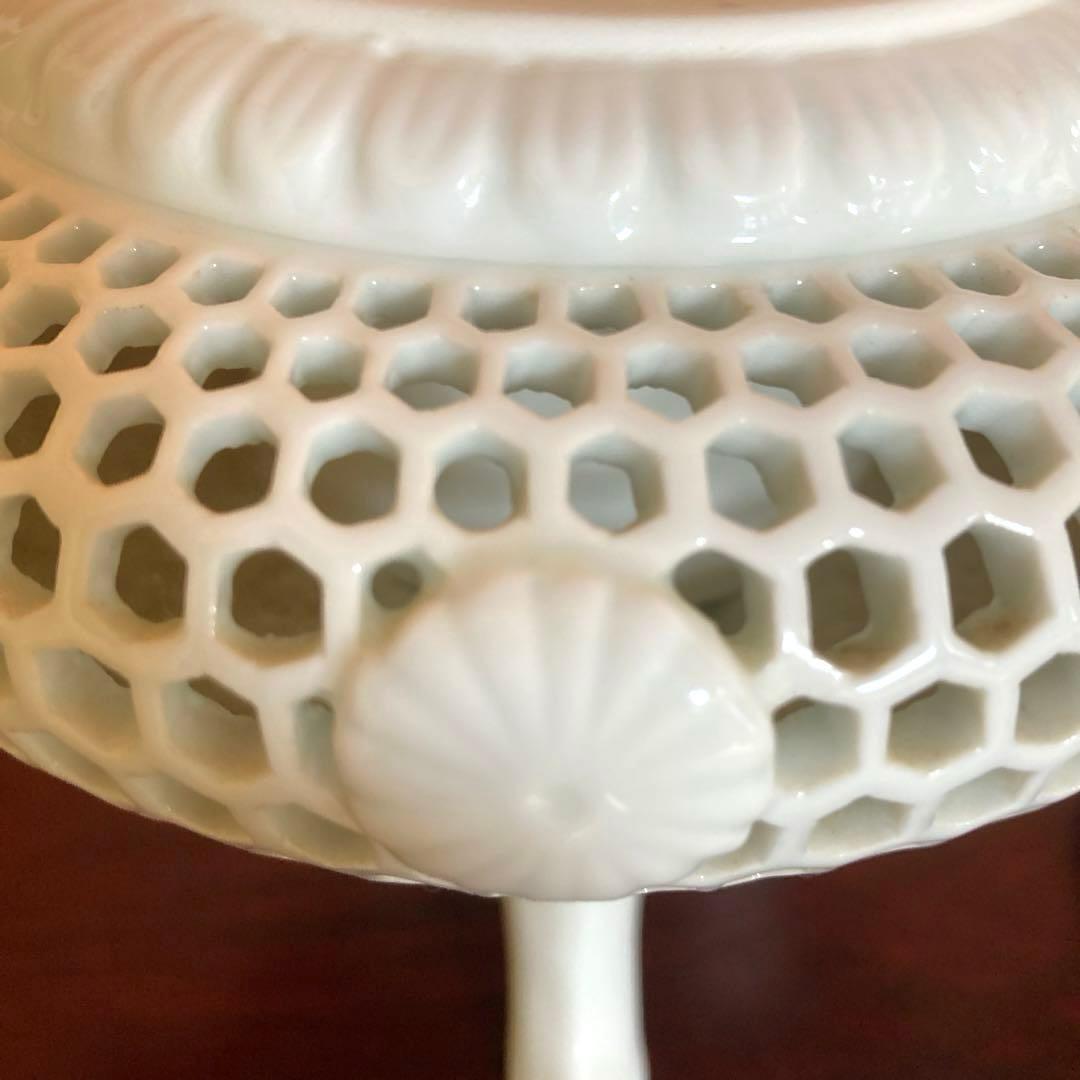 三川内焼 十三代福本玉泉作 白磁 透彫 香炉 - メルカリ