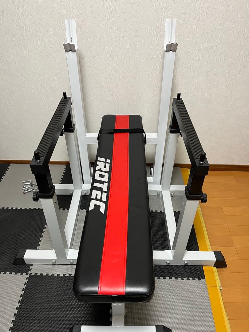 IROTECトレーニングベンチとセーフティラックセット❗️引取のみ‼️