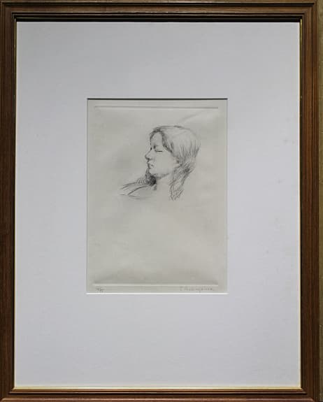 中山忠彦【優しき相貌Ｉ－Ｅ】ドライポイント