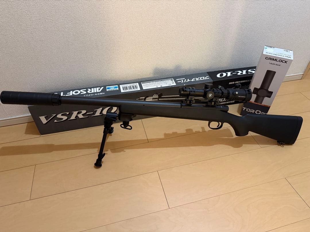 東京マルイ VSR-10プロスナイパーほぼフルカスタム 東京マルイ] VSR-10 プロスナイパー エアガン スコープカスタム ガン