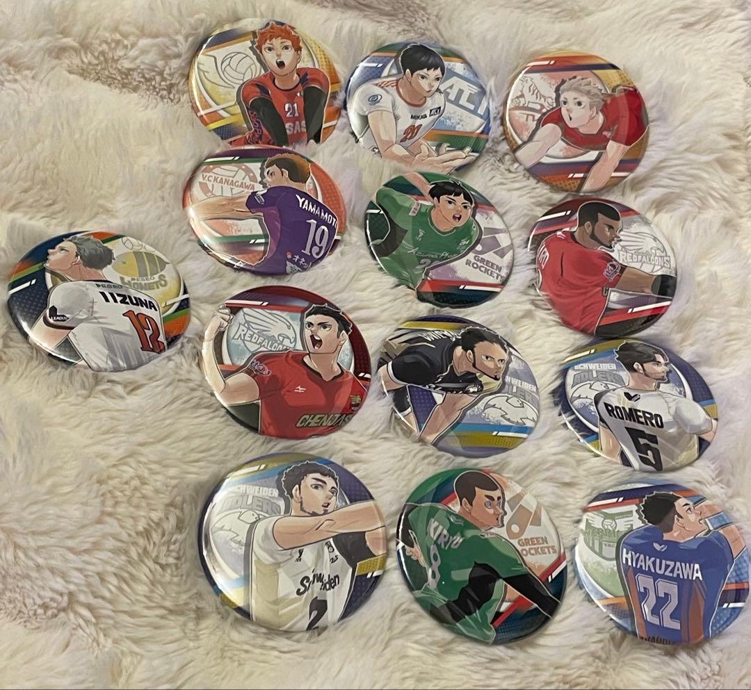 ハイキュー　Vリーグ 缶バッジ